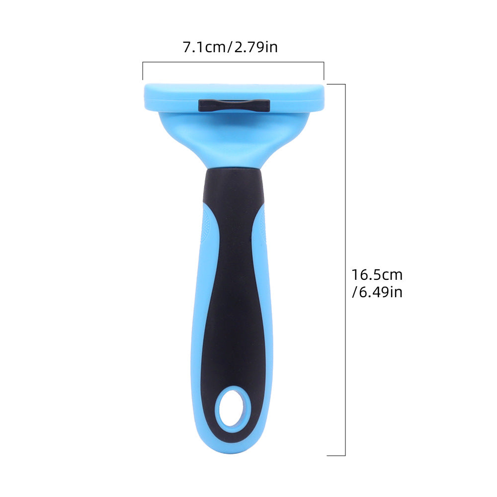 Pet Hair Removal Brush – One-Click Self Cleaning Grooming Tool