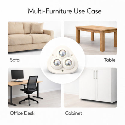 🔥 Buy 1 Get 2 Free Heavy-Duty Furniture Moving Wheels – Supports Up to 397 lbs 🛋️