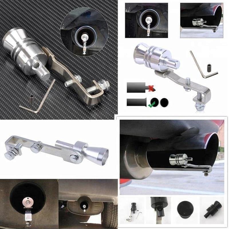 Exhaust Roar Sound Maker 🔥 Universal Car & Motorcycle Tailpipe Sound Whistle