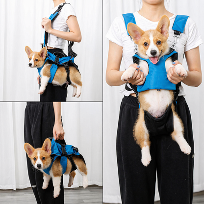 4-in-1 Multi-Function Dog Carrier Backpack & Harness