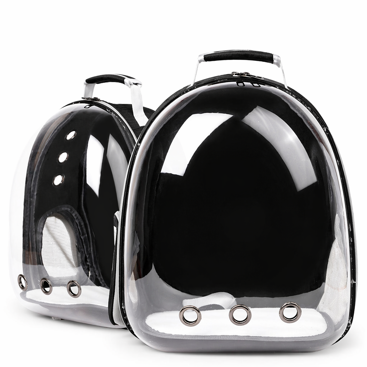 Transparent Cat Backpack Carrier – Breathable Space Capsule Pet Travel Bag
