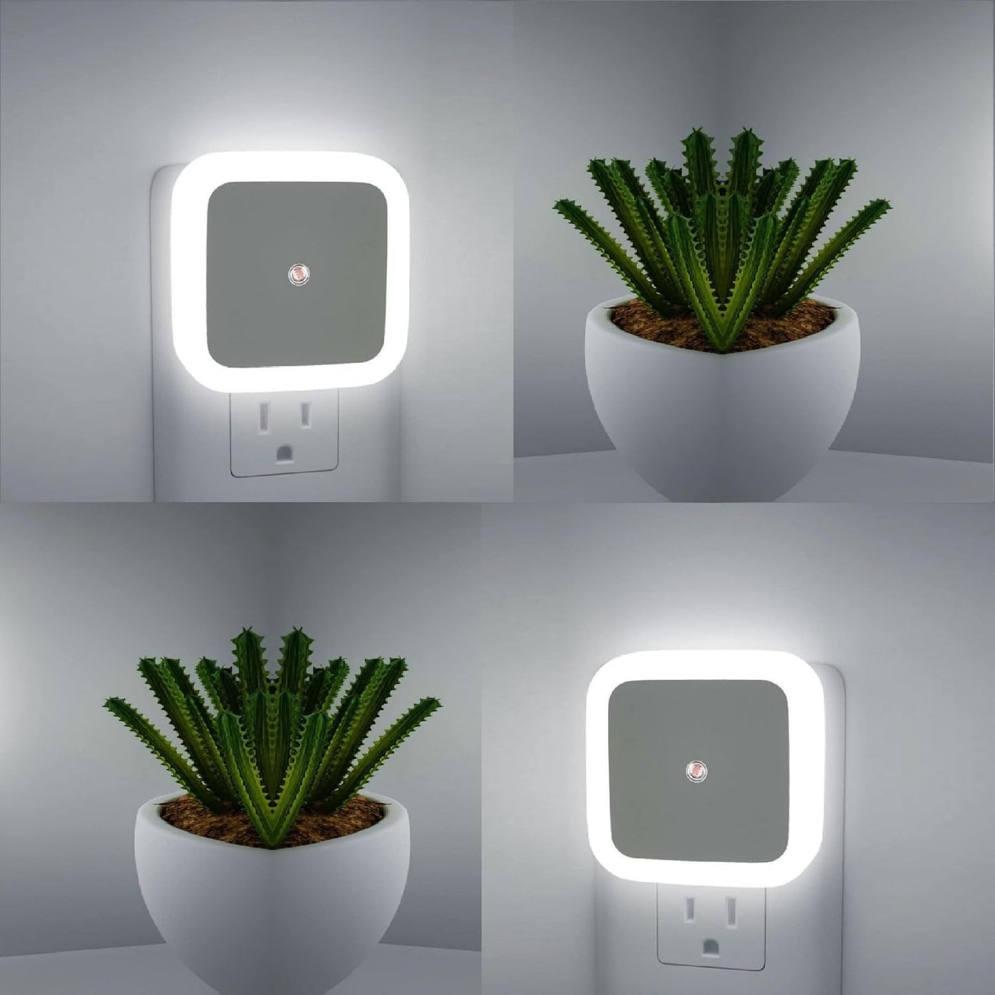 🌙Buy 2 Get 1 Free Light Sensor Plug-In Night Light – Soft Warm Glow for Bedroom, Bathroom & Hallway ✨