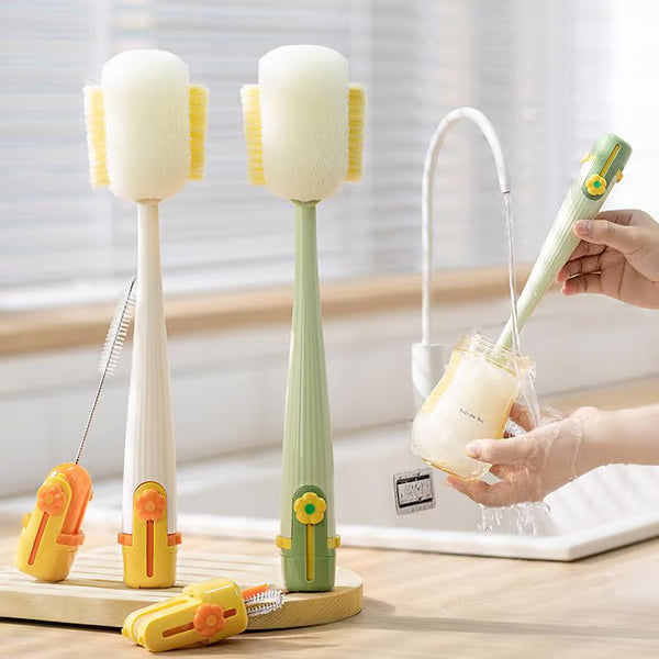 5-in-1 Bottle Cleaning Brush ✨ Deep Clean Cup Lids, Straws & Kitchen Gaps