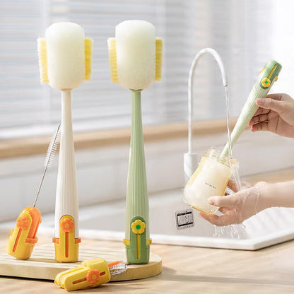 5-in-1 Bottle Cleaning Brush ✨ Deep Clean Cup Lids, Straws & Kitchen Gaps