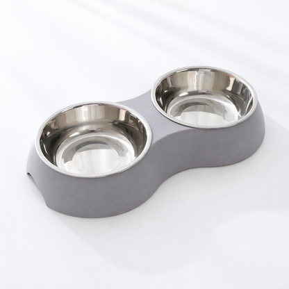 Non-Slip Double Pet Bowl – Easy Feeding & Clean Living
