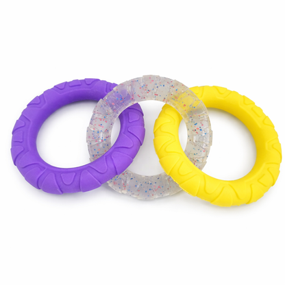 Interactive Dog Tug Ring Toy – Durable Chew & Teeth Cleaning Ring
