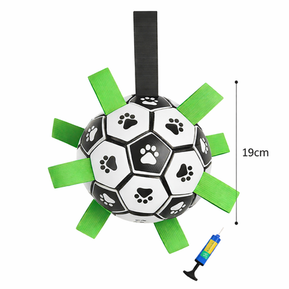 Interactive Dog Tug Ball Toy – Durable Fetch & Training Play Ball