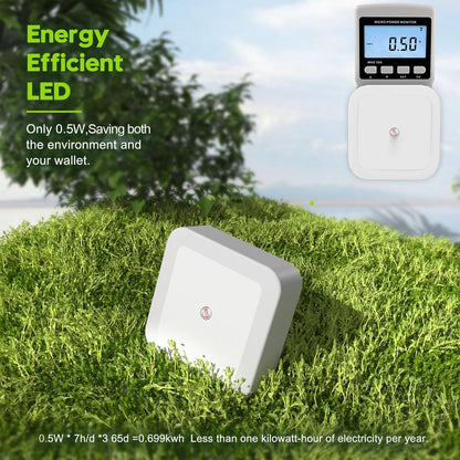 🌙Buy 2 Get 1 Free Light Sensor Plug-In Night Light – Soft Warm Glow for Bedroom, Bathroom & Hallway ✨