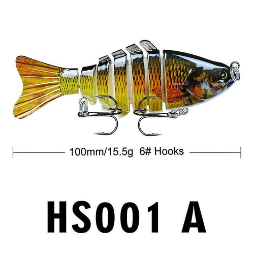 🐠 7-Joint Realistic Swimbait Fishing Lure – Buy 2 Get 1 Free Deal 🎣