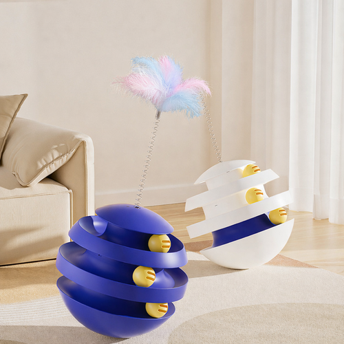 Interactive Cat Ball Toy – Self-Play Smart Puzzle & Teaser
