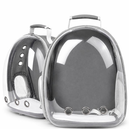 Transparent Cat Backpack Carrier – Breathable Space Capsule Pet Travel Bag