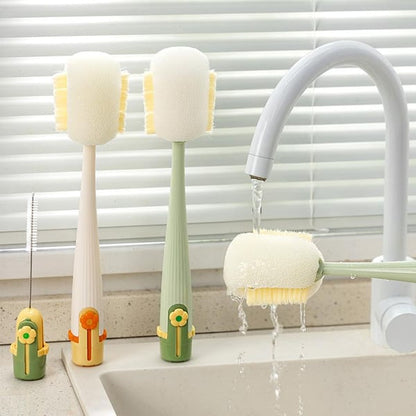 5-in-1 Bottle Cleaning Brush ✨ Deep Clean Cup Lids, Straws & Kitchen Gaps