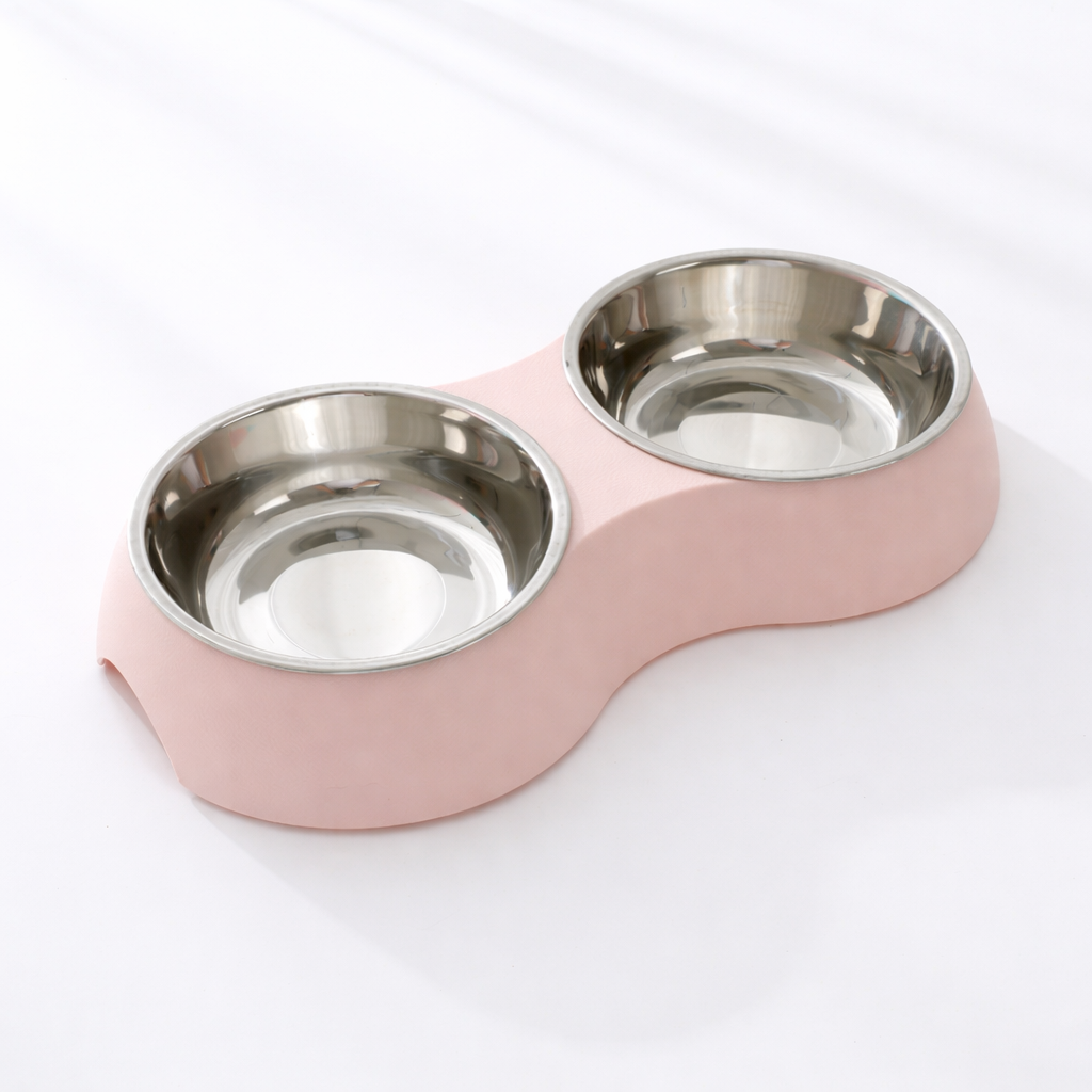Non-Slip Double Pet Bowl – Easy Feeding & Clean Living