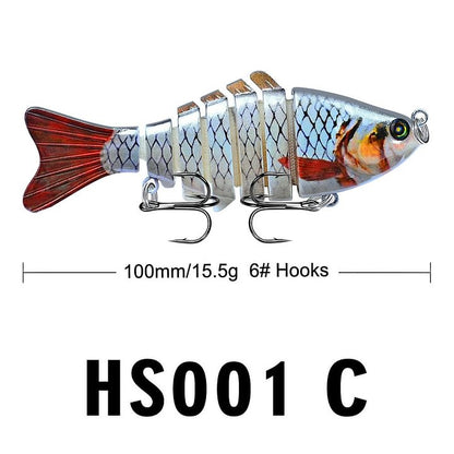 🐠 7-Joint Realistic Swimbait Fishing Lure – Buy 2 Get 1 Free Deal 🎣