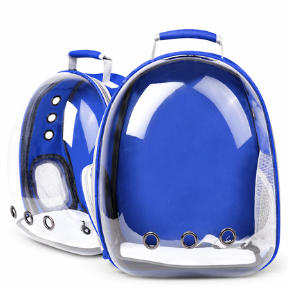 Transparent Cat Backpack Carrier – Breathable Space Capsule Pet Travel Bag