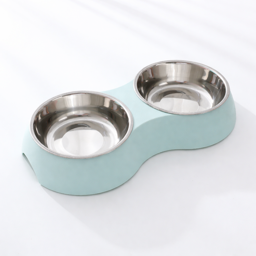 Non-Slip Double Pet Bowl – Easy Feeding & Clean Living