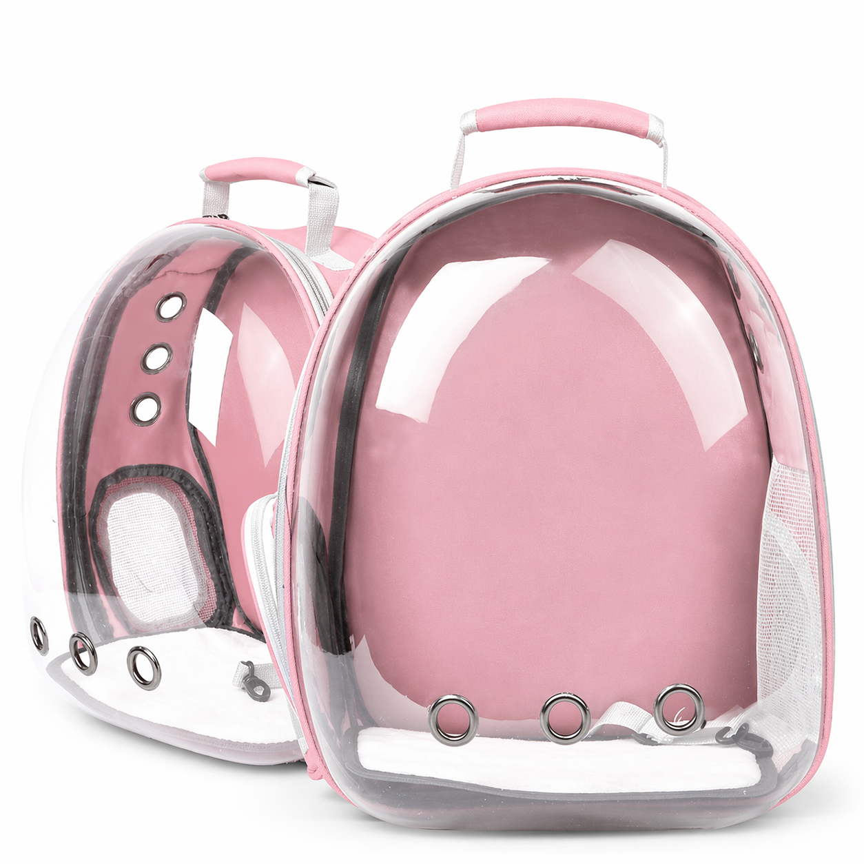 Transparent Cat Backpack Carrier – Breathable Space Capsule Pet Travel Bag