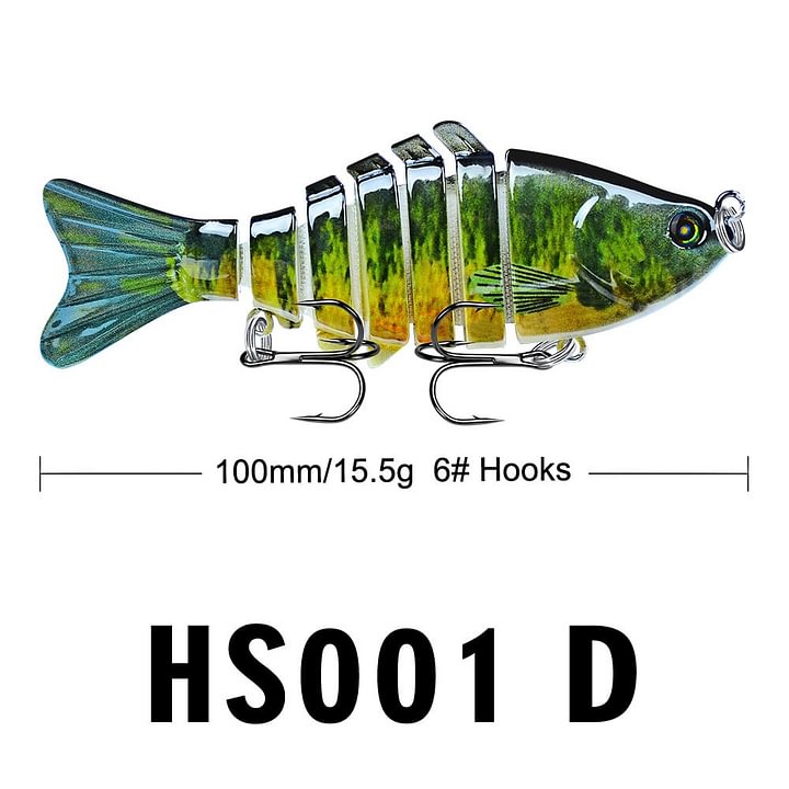 🐠 7-Joint Realistic Swimbait Fishing Lure – Buy 2 Get 1 Free Deal 🎣