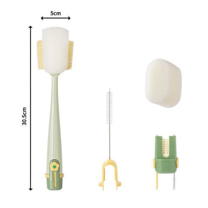 5-in-1 Bottle Cleaning Brush ✨ Deep Clean Cup Lids, Straws & Kitchen Gaps