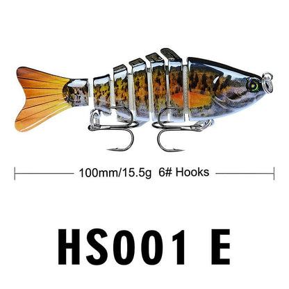 🐠 7-Joint Realistic Swimbait Fishing Lure – Buy 2 Get 1 Free Deal 🎣