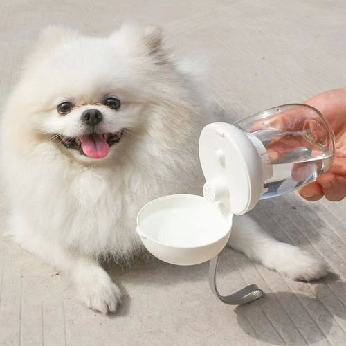 Portable Pet Water Bottle – One-Press Travel Drinking Cup