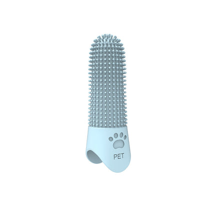 Buy 1 Get 2 Free 360° Cleaning Finger Toothbrush for Dogs & Cats – Food-Grade Silicone, Fits Most Fingers