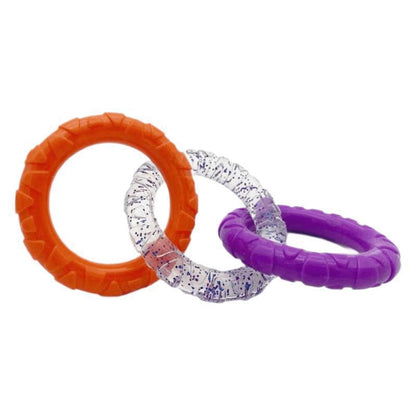 Interactive Dog Tug Ring Toy – Durable Chew & Teeth Cleaning Ring