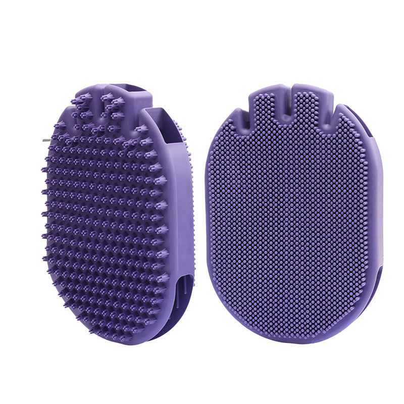2-in-1 Pet Bath & Massage Brush Deep Clean, Gentle Care, Happy Pets Every Bath