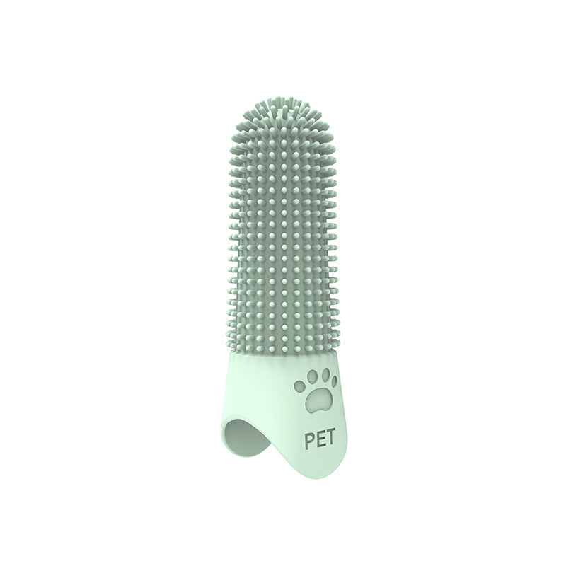 Buy 1 Get 2 Free 360° Cleaning Finger Toothbrush for Dogs & Cats – Food-Grade Silicone, Fits Most Fingers