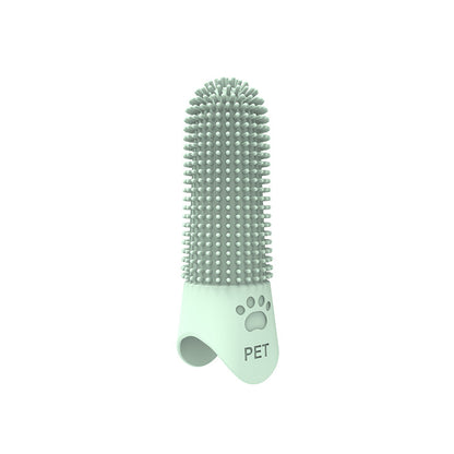 Buy 1 Get 2 Free 360° Cleaning Finger Toothbrush for Dogs & Cats – Food-Grade Silicone, Fits Most Fingers