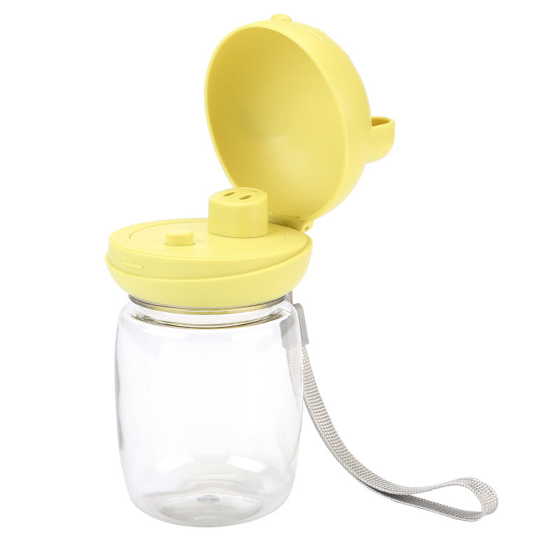 Portable Pet Water Bottle – One-Press Travel Drinking Cup