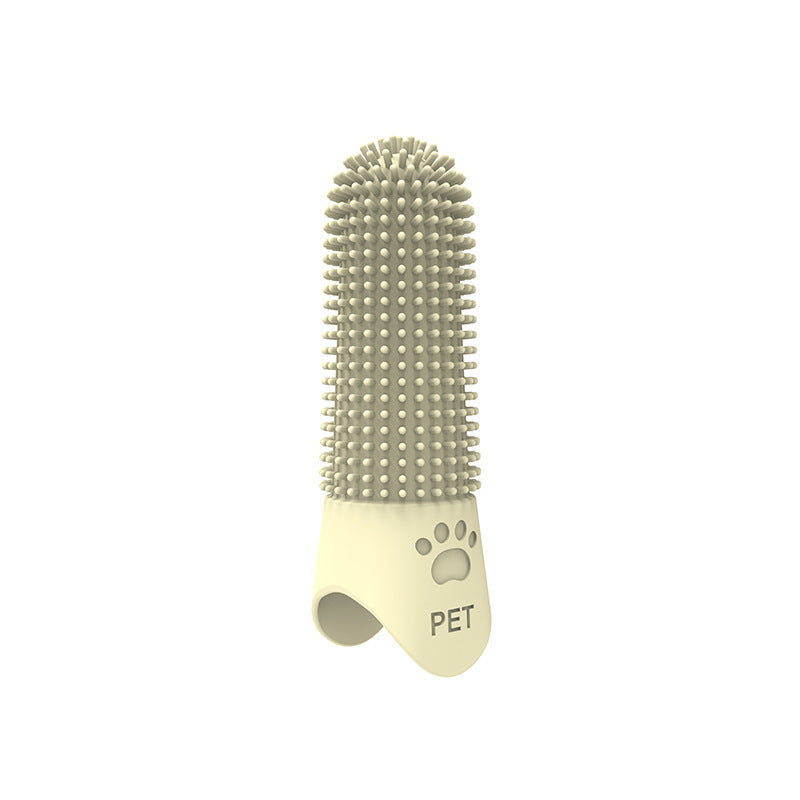 Buy 1 Get 2 Free 360° Cleaning Finger Toothbrush for Dogs & Cats – Food-Grade Silicone, Fits Most Fingers