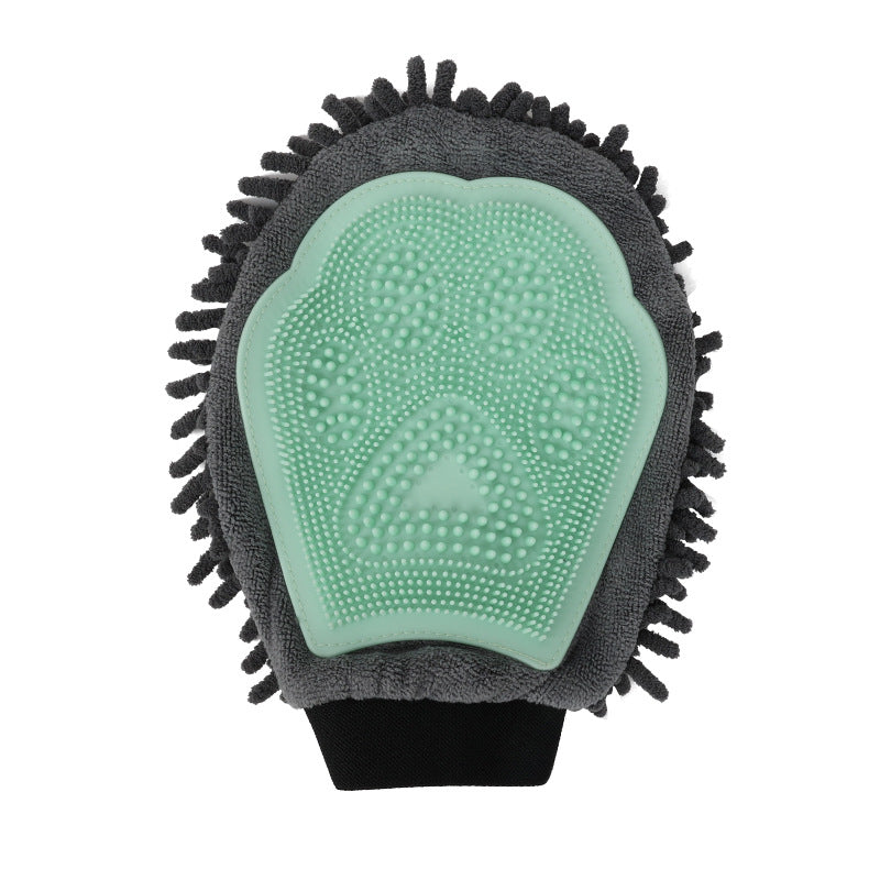 Pet Grooming Glove – 2-in-1 Deshedding & Bath Massage Mitt