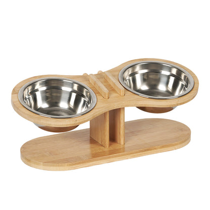 Adjustable Elevated Pet Bowl Stand – Healthy Feeding, Better Living