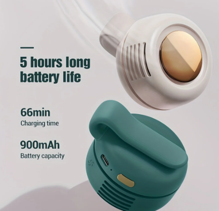 ❄️ Portable Bladeless Clip-On Fan – Waist, Neck & Handheld Mini Fan for Quiet Cooling Anywhere 🌬️