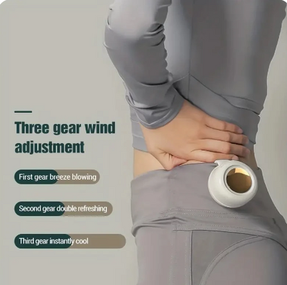 ❄️ Portable Bladeless Clip-On Fan – Waist, Neck & Handheld Mini Fan for Quiet Cooling Anywhere 🌬️