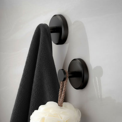 🖤 Buy 1 Get 1 Free Stainless Steel Wall Hook – Modern Space-Saving Hanger for Towels, Robes & Coats ✨