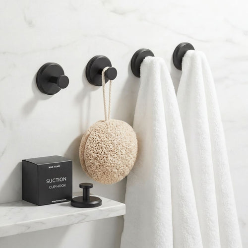 🖤 Buy 1 Get 1 Free Stainless Steel Wall Hook – Modern Space-Saving Hanger for Towels, Robes & Coats ✨