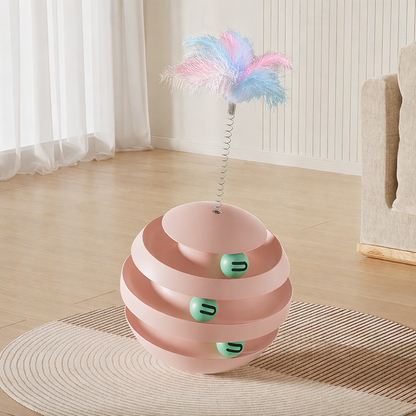 Interactive Cat Ball Toy – Self-Play Smart Puzzle & Teaser