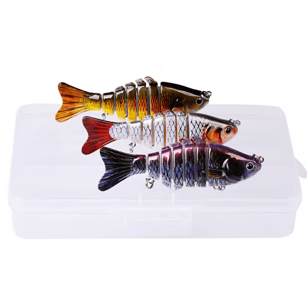 🐠 7-Joint Realistic Swimbait Fishing Lure – Buy 2 Get 1 Free Deal 🎣