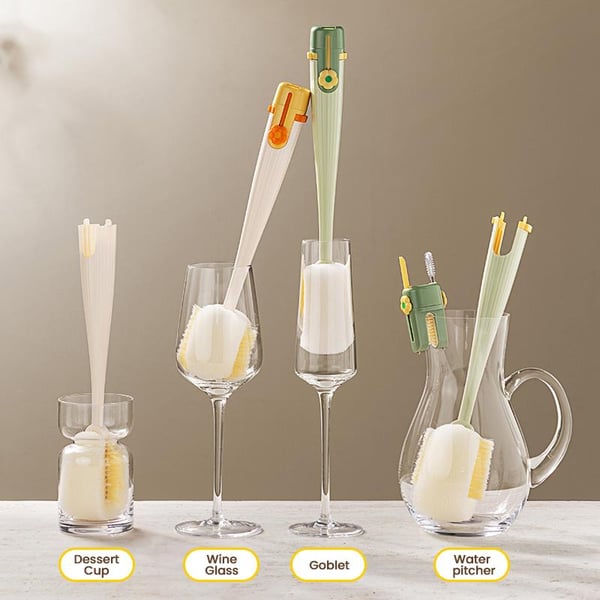 5-in-1 Bottle Cleaning Brush ✨ Deep Clean Cup Lids, Straws & Kitchen Gaps