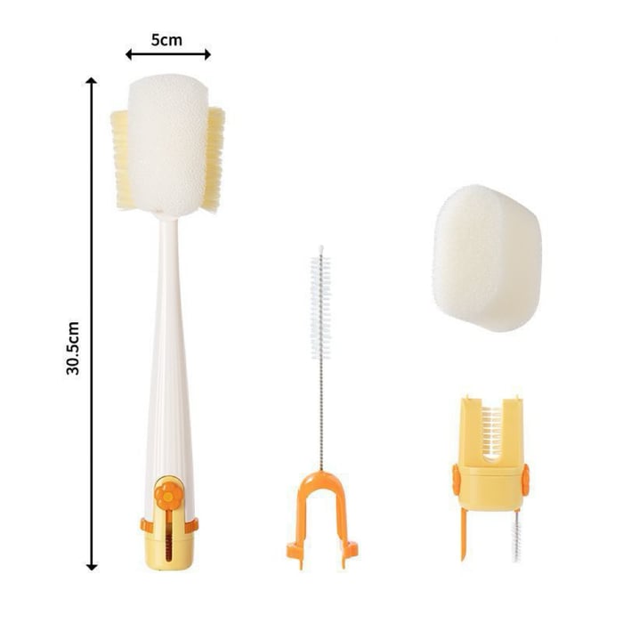 5-in-1 Bottle Cleaning Brush ✨ Deep Clean Cup Lids, Straws & Kitchen Gaps