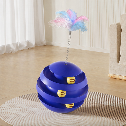 Interactive Cat Ball Toy – Self-Play Smart Puzzle & Teaser
