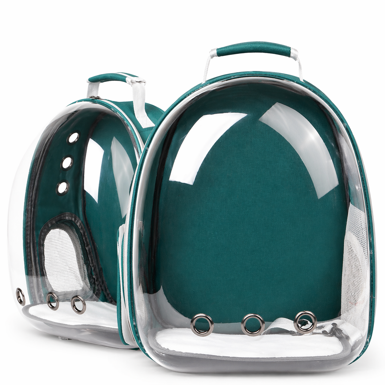 Transparent Cat Backpack Carrier – Breathable Space Capsule Pet Travel Bag